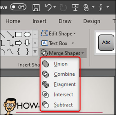 Cara Menggabungkan (Merge) Shapes / Bentuk Di Office PowerPoint