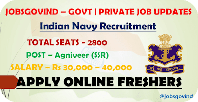 Indian Navy Agnipath Recruitment 2022