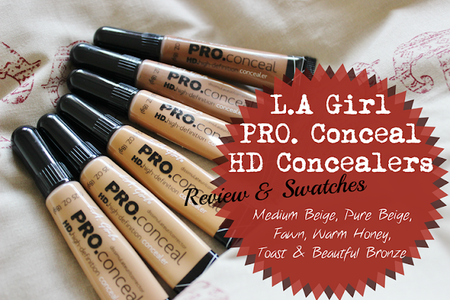 review, la girl, l.a girl pro conceal hd, che khuyết điểm, concealer, mỹ phẩm usa, l.a girl cosmetics