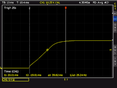 IPS2050H Parallel Channel 1 to 2 Capacitor Charging through Schottky Diodes