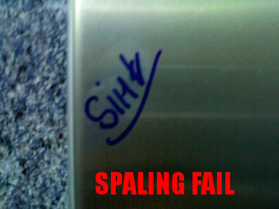 Spelling Fail
