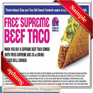 Free Printable Taco Bell Coupons