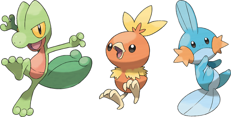 Iniciais Hoenn