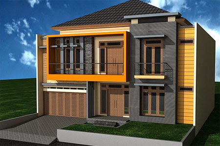  Contoh  Model Rumah  Lantai Tingkat  2  Minimalis Modern 