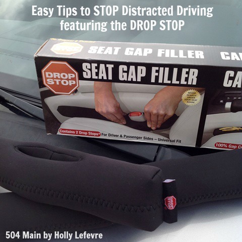 Stop distracted driving with a Drop Stop.