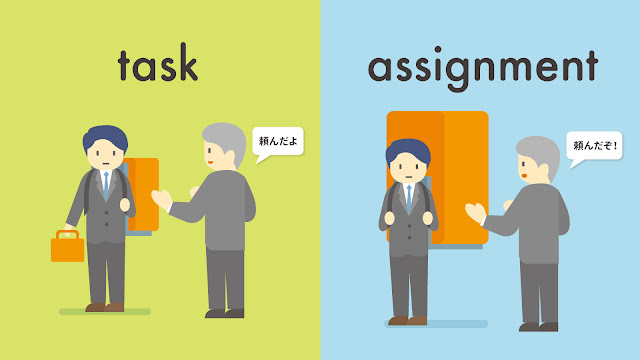 task と assignment の違い