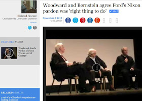 Bob Woodward Gerald Baliles Carl Bernstein Watergate Virginia Film Festival
