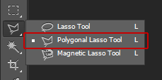 The Polygonal Lasso Tool.