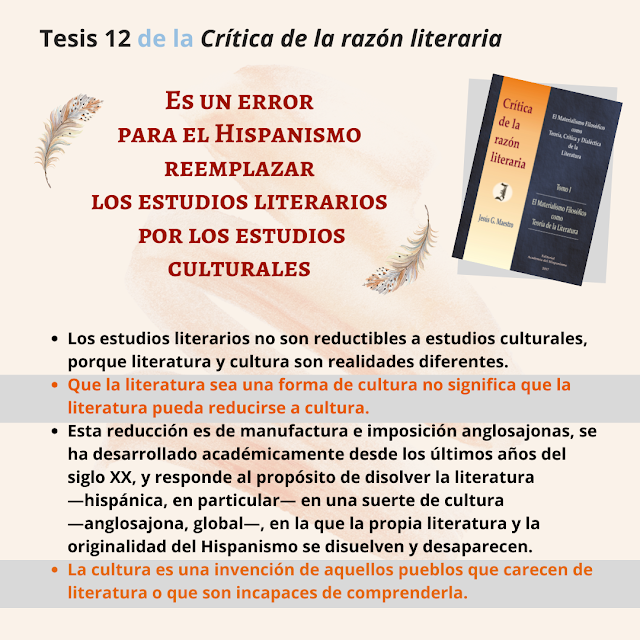 Crítica de la razón literaria Jesús G. Maestro