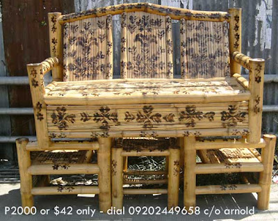 Bamboo Living Room  on Bedroom Bamboo Furniture In Cebu Is Worth P1500 Only