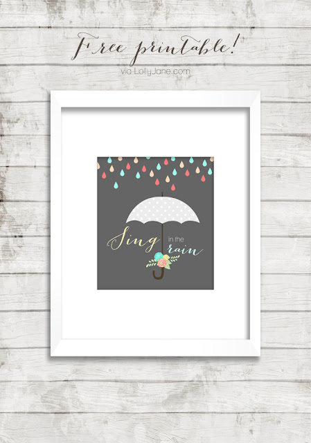 Umbrella Printable Valentines @michellepaigeblogs.com