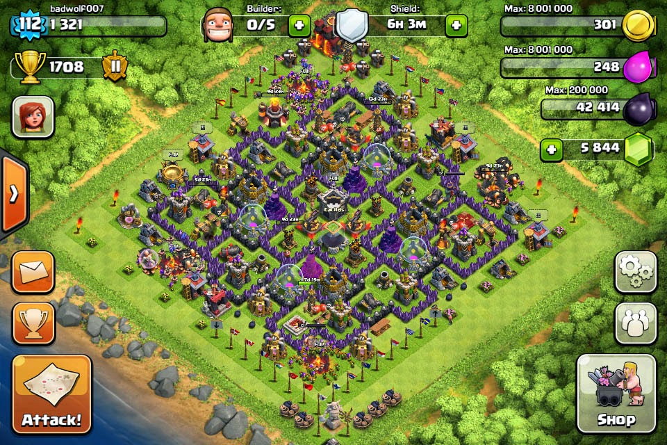 Clash Of Clans Club تصميم قرية كلاش اوف كلانس لفل عشرة 10لحفظ