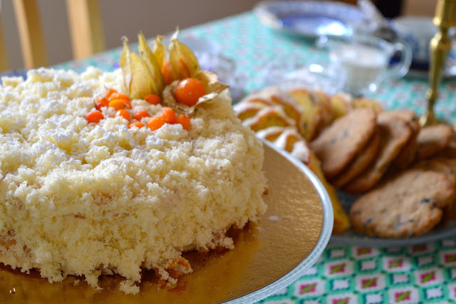 täytekakku, mimosa-kakku, kakku, torta di mimosa