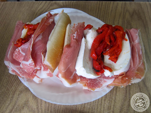 image of Italian sub at M&P Biancamano in Hoboken, NJ