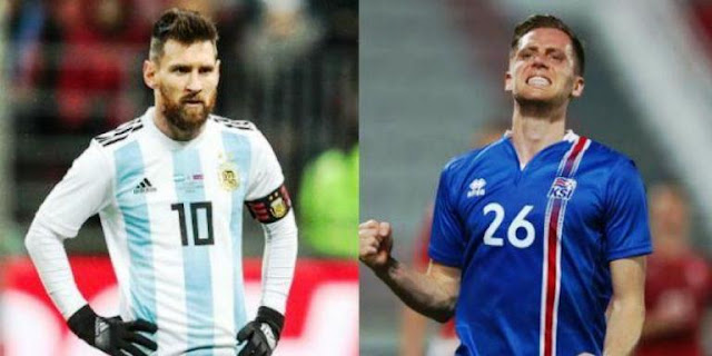 Pertandingan Argentina vs Islandia Berakhir Imbang, Piala Dunia 2018