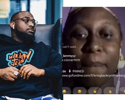 Davido reaches out to Cynthia Morgan, offers to help her
