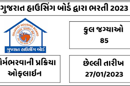 Gujarat Housing Board Recruitment 2023 | Apply 