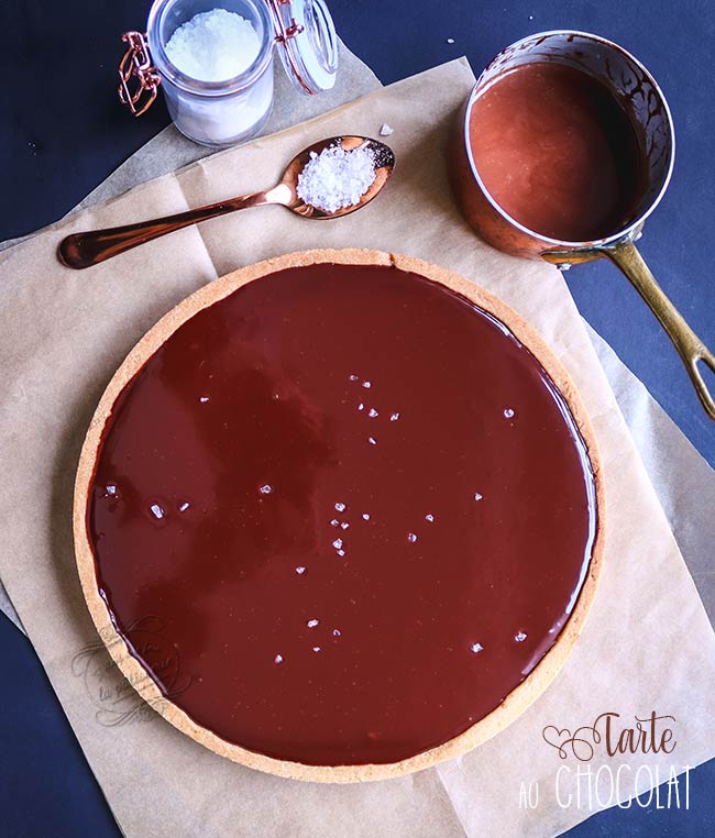 tarte au chocolat ganache