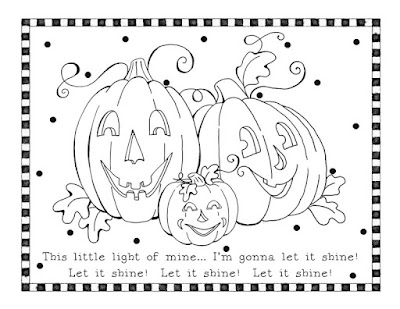 pumpkin coloring sheet