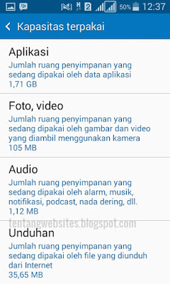 Cara mencari hasil download di android