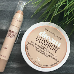 Maybelline Dream Cushion foundation and Brightening Creamy concealer review, @girlythingsby_e
