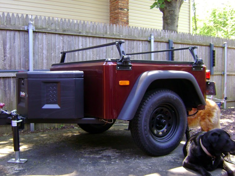Jeep Trailer off road and four wheel drive lightweight fiberglass trailer