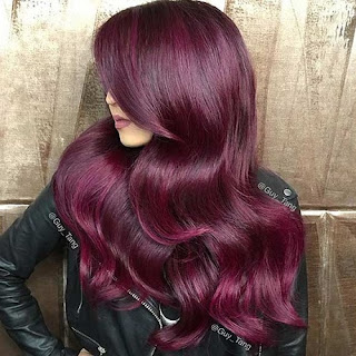 Red Burgundy Hair