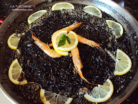 Receta de arroz negro con ali-oli casero