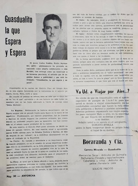 CRÓNICA: Sobre el periodismo impreso en Guasdualito por Aljer Ereù.-