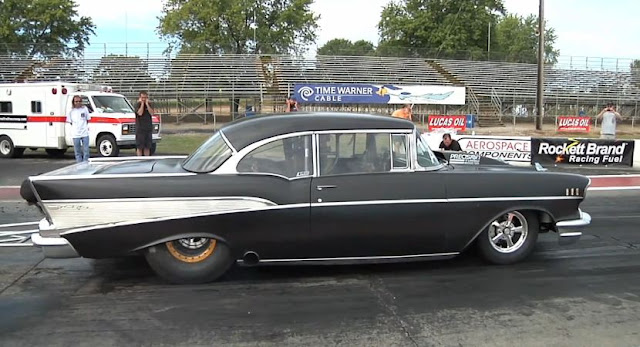 200-mph '57 Chevy @ Hot Rod