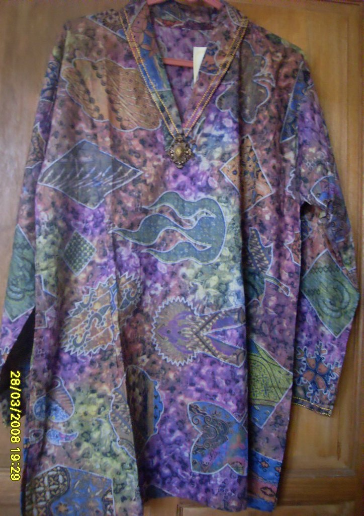 Cute Knitting baju batik wanita 