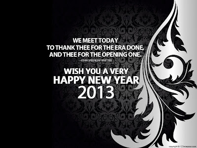 Happy New Year 2013 Greetings
