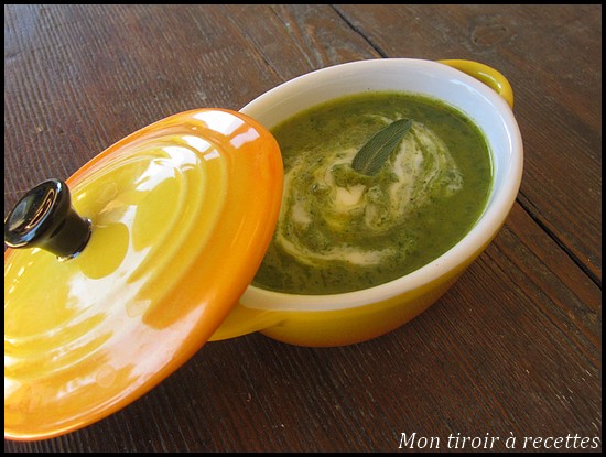 soupe de fanes de radis