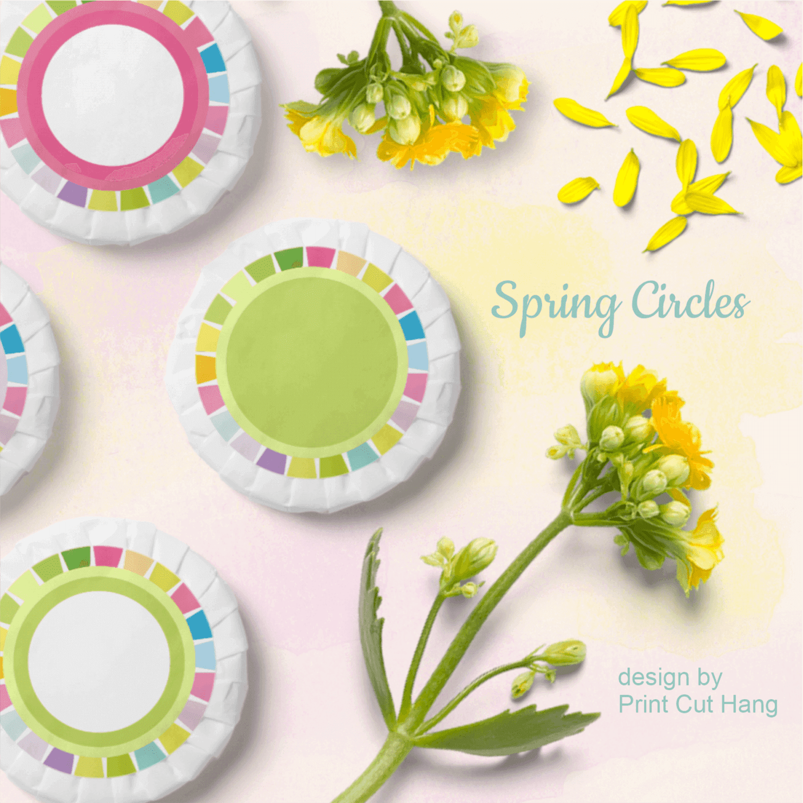 CLIPART SPRING CIRCLES 