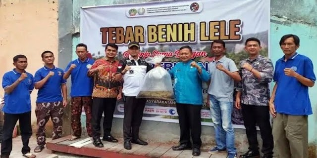 Penebaran Bantuan Benih Lele untuk Meningkatkan Sinergitas antar 50 Kota serta Mendukung Program Asta Cita Presiden RI