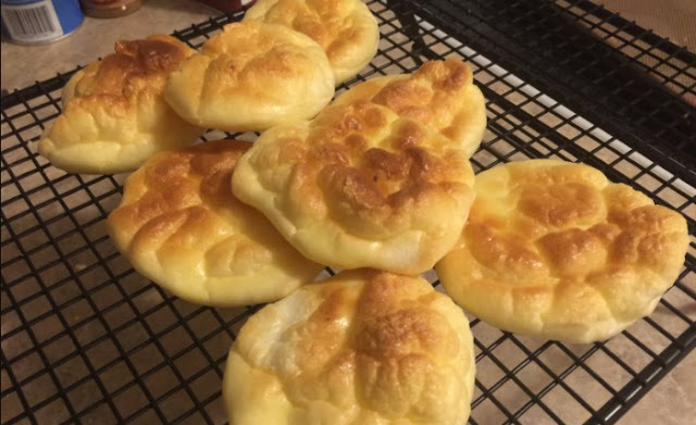 No-Carb Cloud Bread with Only 4 Ingredients #healthy #keto