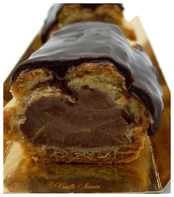 ECLAIR AU CHOCOLAT ET VANILLE