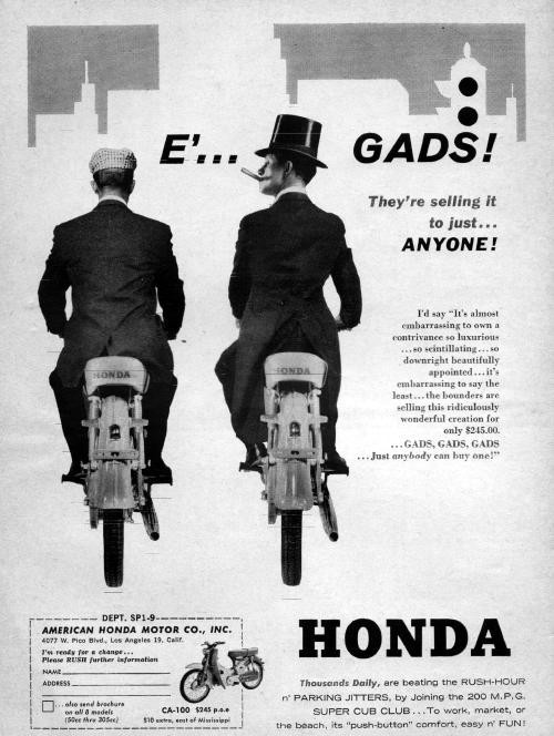 Honda's ad agency in the early
