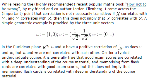 Econometrics Beat Dave Giles Blog Correlation Isn T Necessarily Transitive