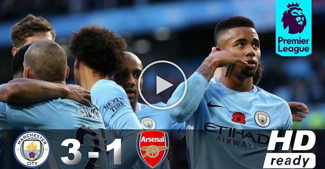 Manchester City 3 - 1 Arsenal Video Highlight All Goals