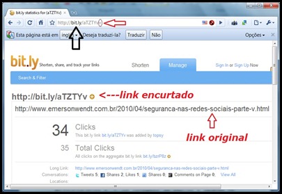 Encurtador de Url - bit