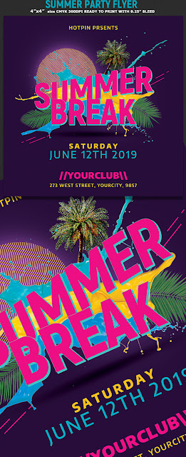  Summer Party Flyer Template