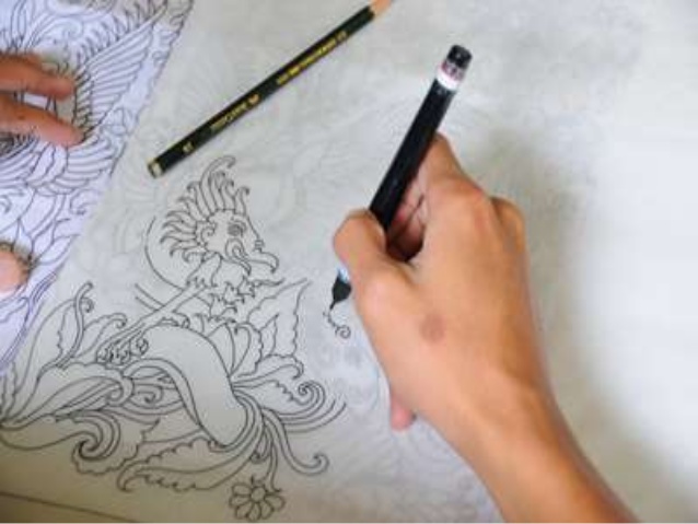 Langkah Pembuatan Batik  Tulis Beserta Gambarnya Batik  