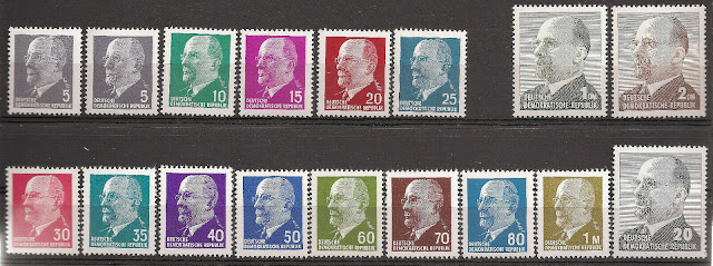 DDR 1961-1973 Chairman Walter Ulbricht Set