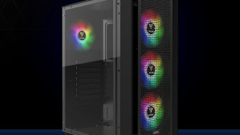 "Light Up Your Gaming World with the GAMDIAS ATX Mid Tower PC Case - Style, Performance, and RGB Magic"