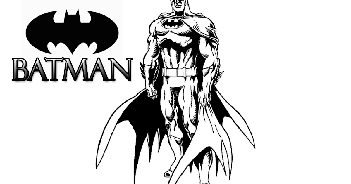 Mewarnai Gambar  Kartun  Batman  GAMBAR  MEWARNAI