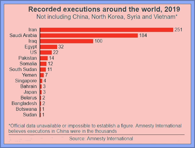 Recorded Execution Worldwide 2019