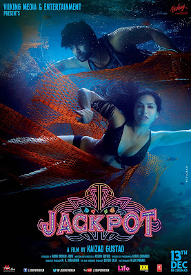 jackpot hindi movie poster Sachiin J Joshi, Naseeruddin Shah snd Sunny Leone