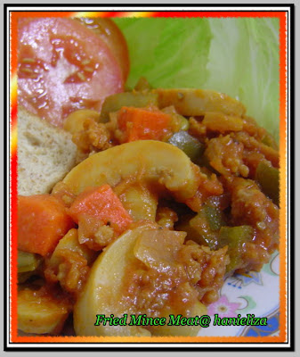 Hanieliza's Cooking: Daging Kisar Goreng