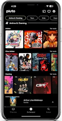 mejores apps para ver anime gratis